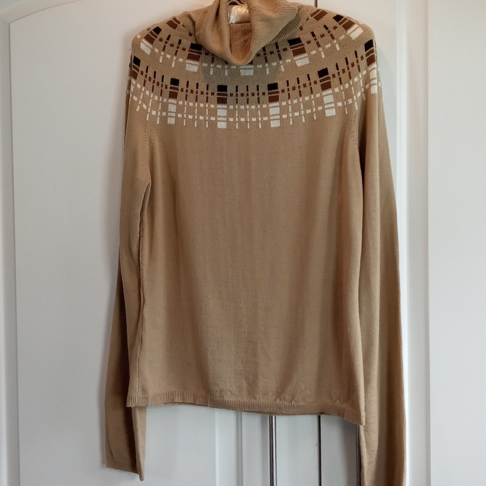 Ann Taylor Women's 100% Italian Extra Fine Merino Wool Sweater, Sz Large
